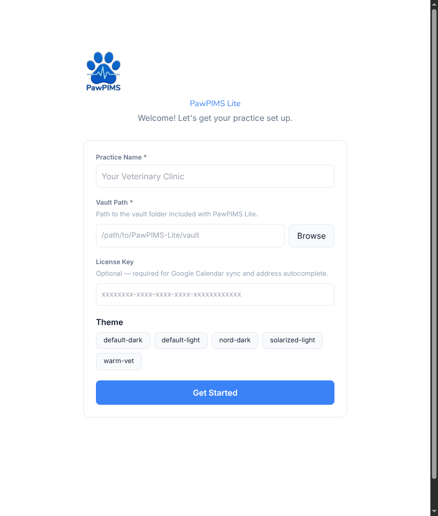 Setup Wizard