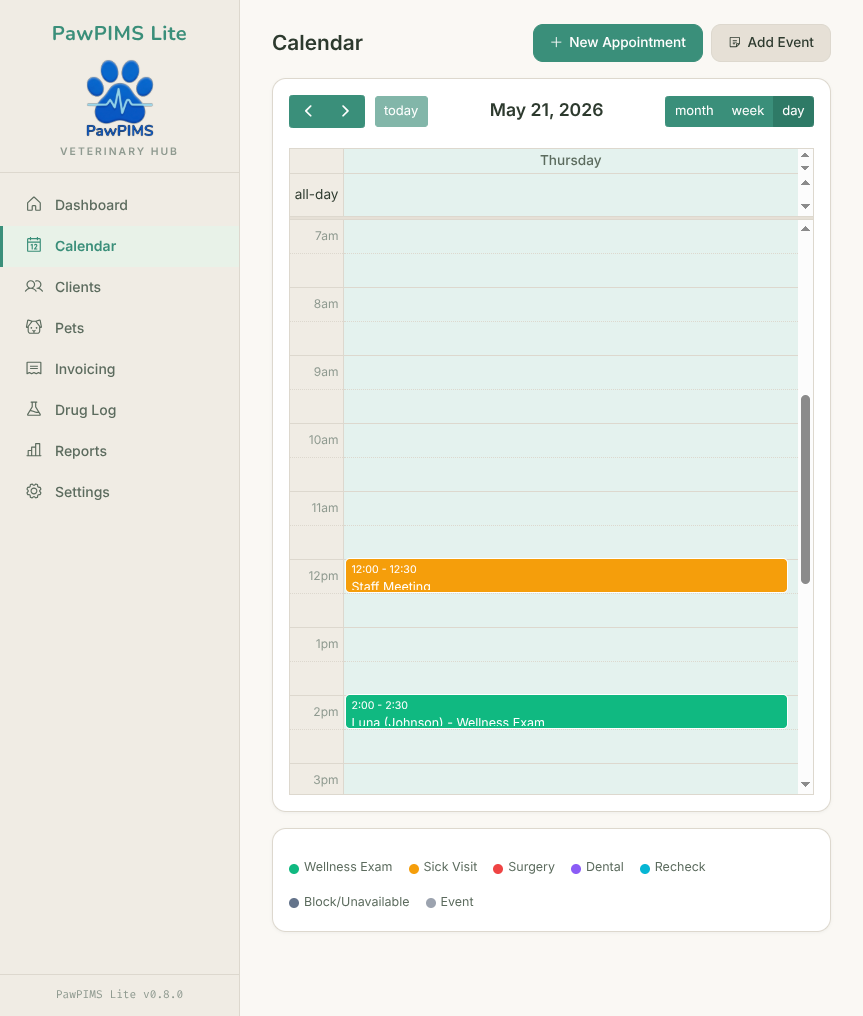 Calendar Day View